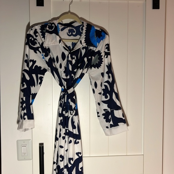 Dress cotton long sleeve maxi medium size - Picture 10 of 15